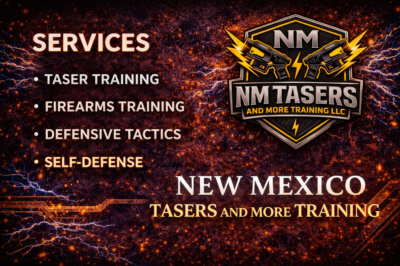 NM TASERS And More Training LLC services.